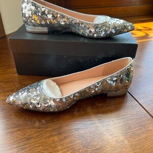 J.Crew Sequin Glitter Flats